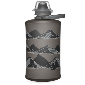 HydraPak Mountain Stow water bottle 350ml mammoth grey