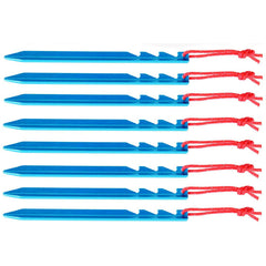 Basic Nature Zelthering Y-Profil 18 cm 8 Stück blau