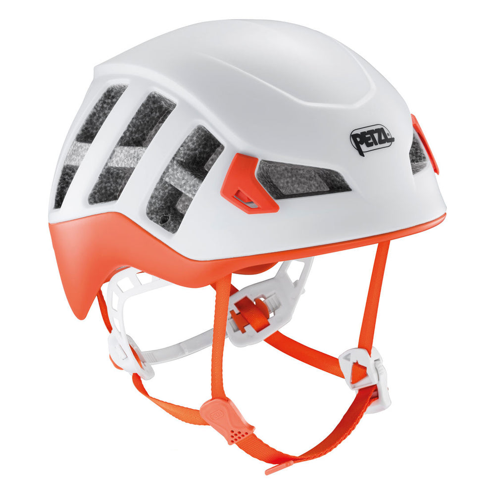 Petzl METEOR climbing and ski touring helmet white/red orange