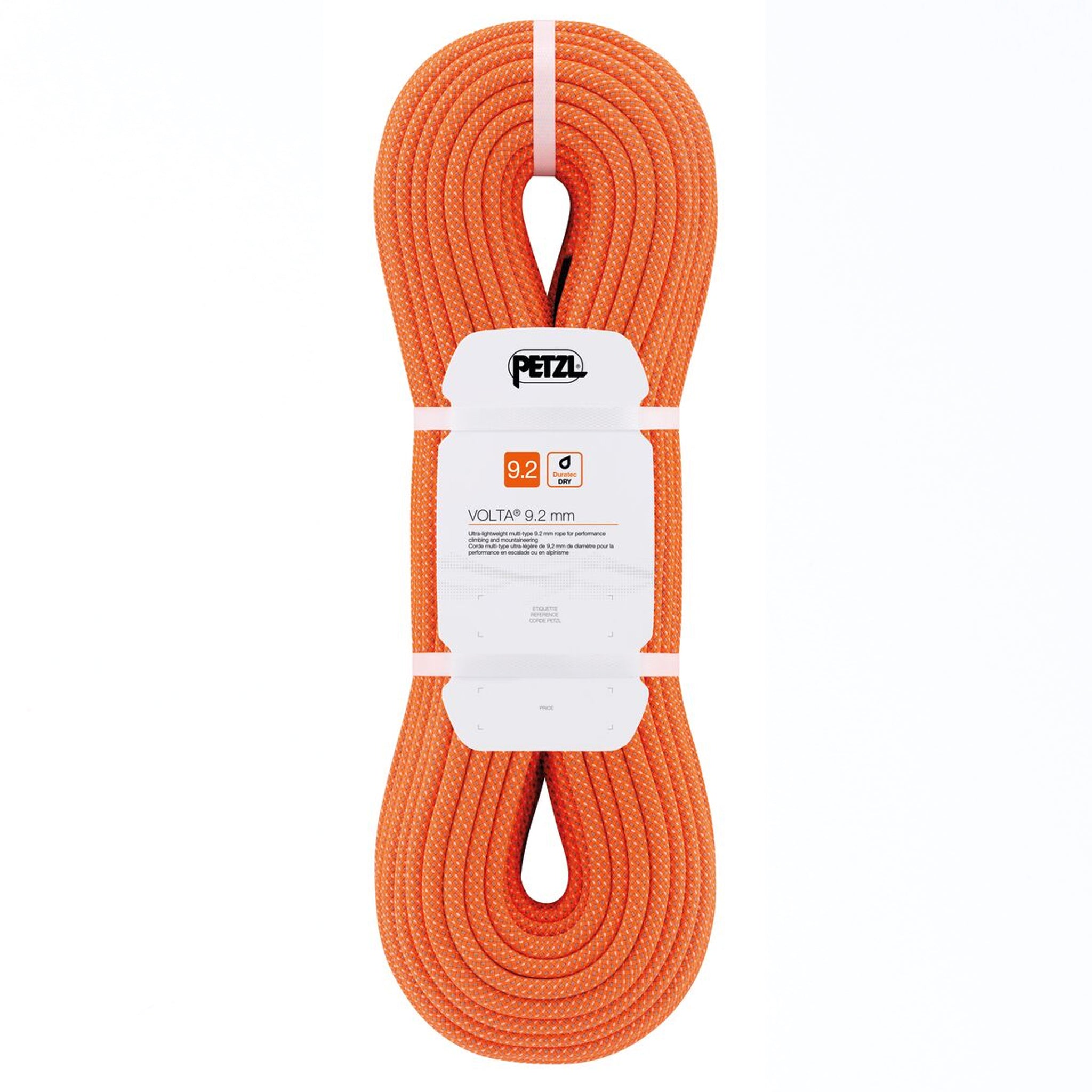 Petzl VOLTA 9,2 mm Kletterseil 50 m orange