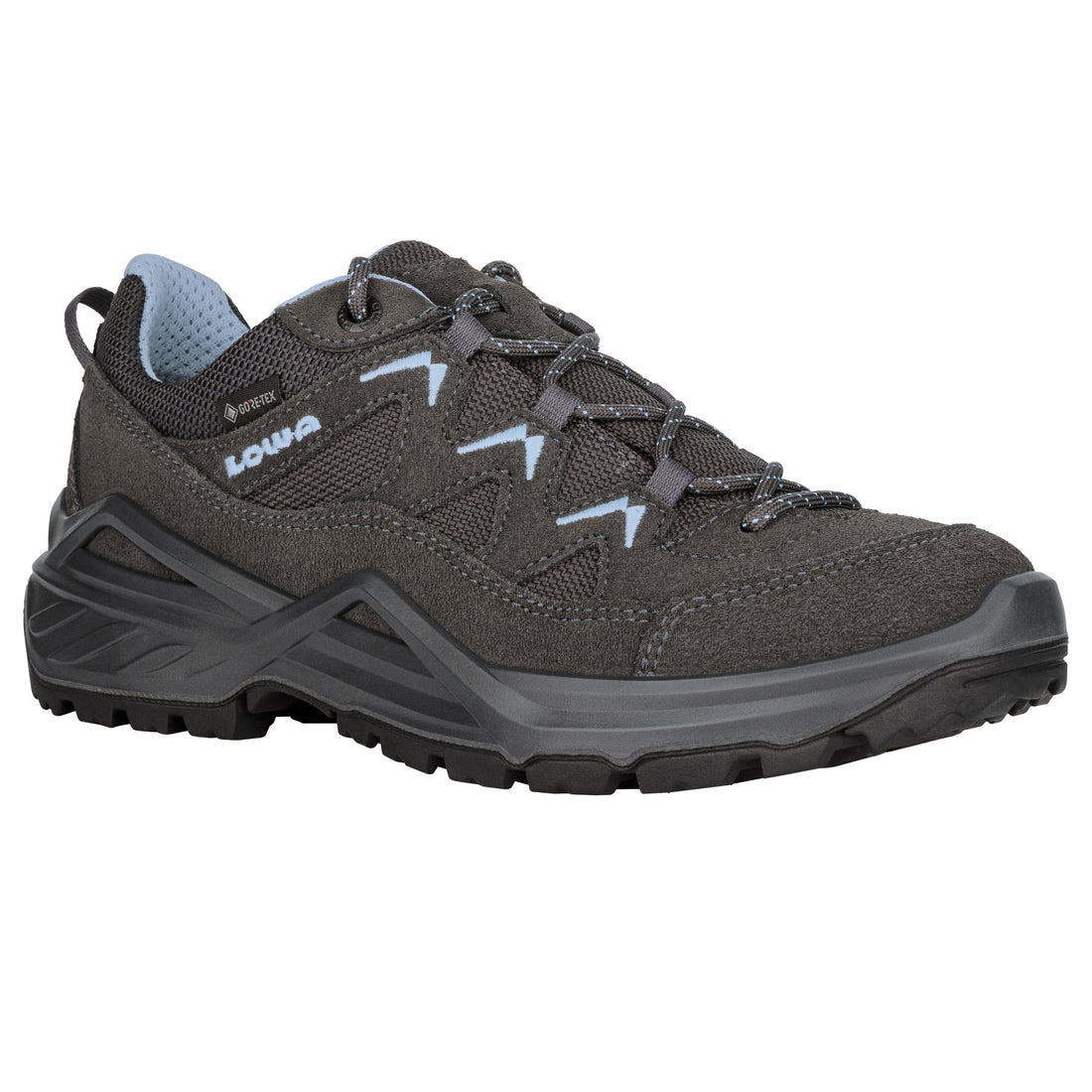 Lowa Sirkos EVO GTX LO Ws hiking shoes graphite/ice blue