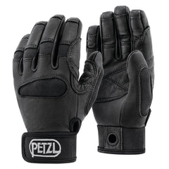 Petzl CORDEX PLUS climbing and abseiling gloves, black