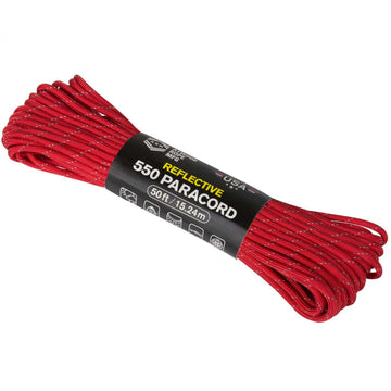 Atwood Rope Paracord 550 Typ III Seil Reflective 15m red