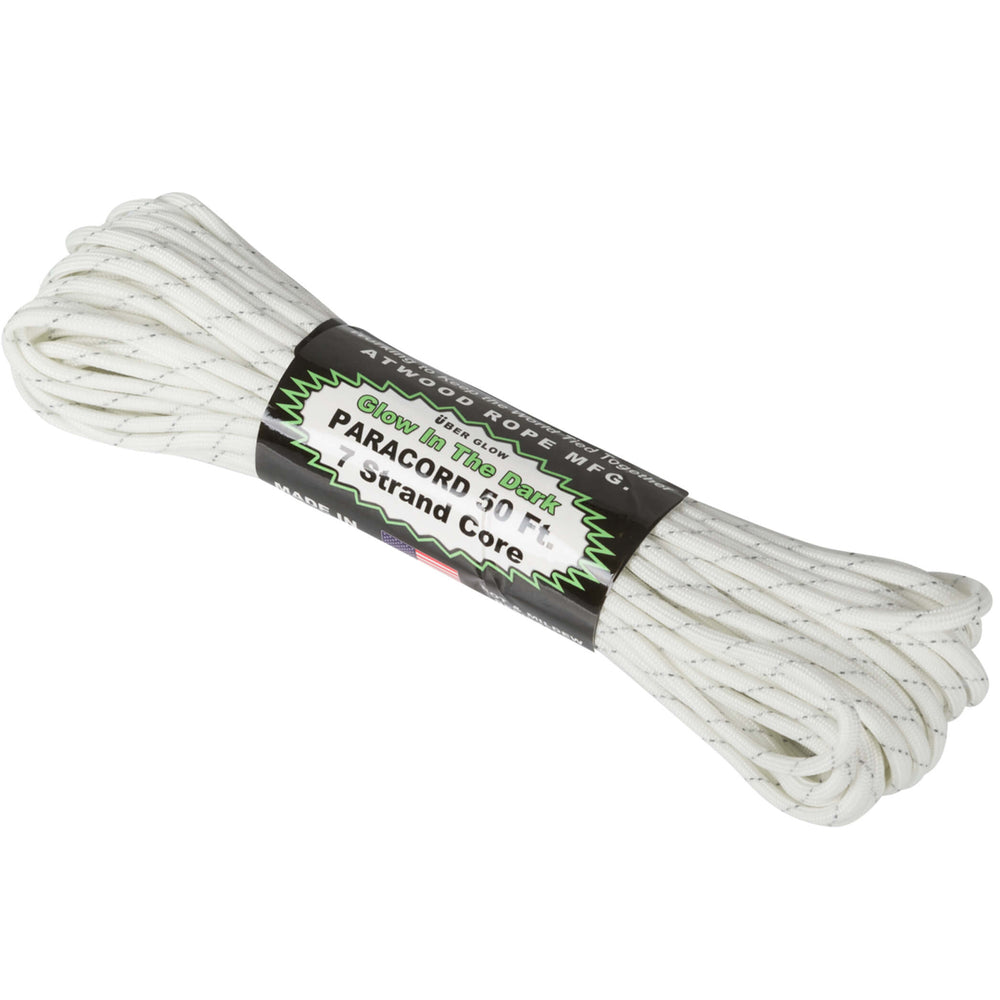 Atwood Rope Paracord 550 Type III Rope Reflective 15m over glow