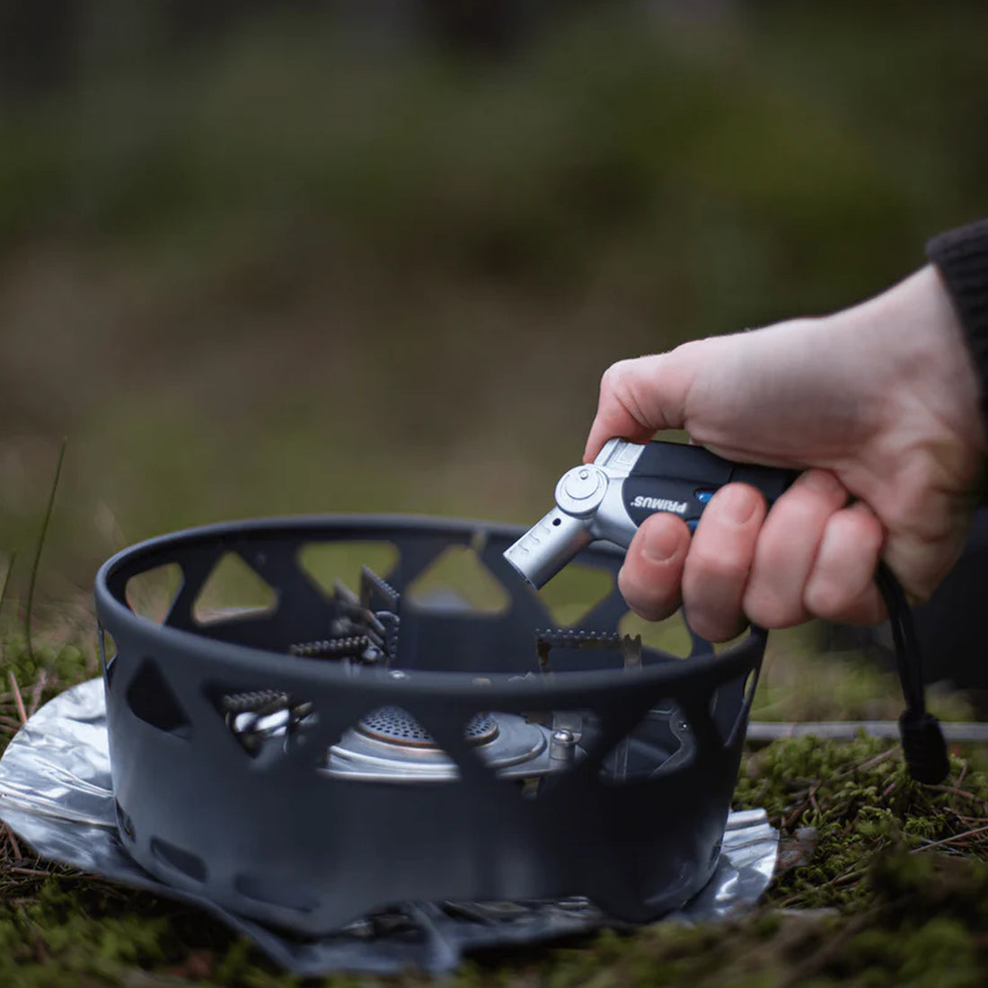 Primus PowerLighter III Gasfeuerzeug schwarz