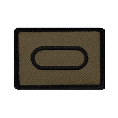 Truppengattung Patch mit Klett Panzertruppe oliv