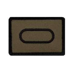 Branch of service patch with Velcro, armored troops, olive