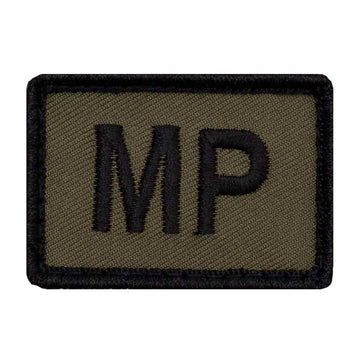 Truppengattung Patch Feldjäger MP 5 x 3,5 cm oliv