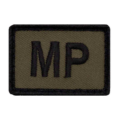Truppengattung Patch mit Klett Feldjäger MP oliv