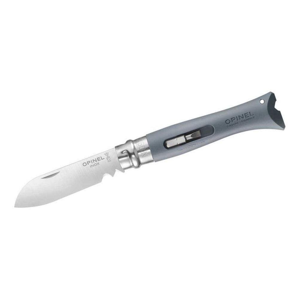 Opinel No. 09 DIY Pocket Knife + Bits, Grey