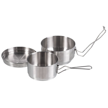 Mil-Tec Czech Cookware Stainless Steel 3-Piece