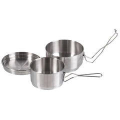 Mil-Tec Czech Cookware Stainless Steel 3-Piece