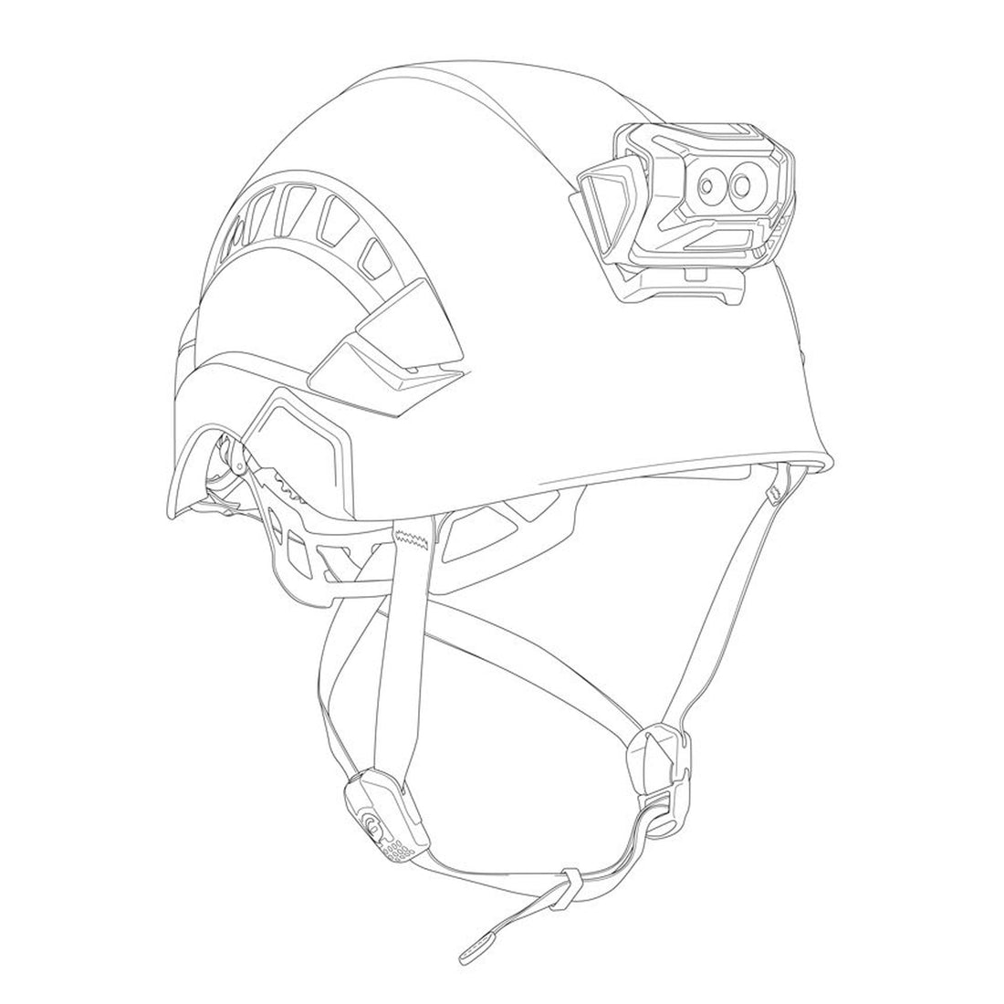 Petzl SLOT ADAPT Helm-Befestigungssystem für ARIA und SWIFT RL