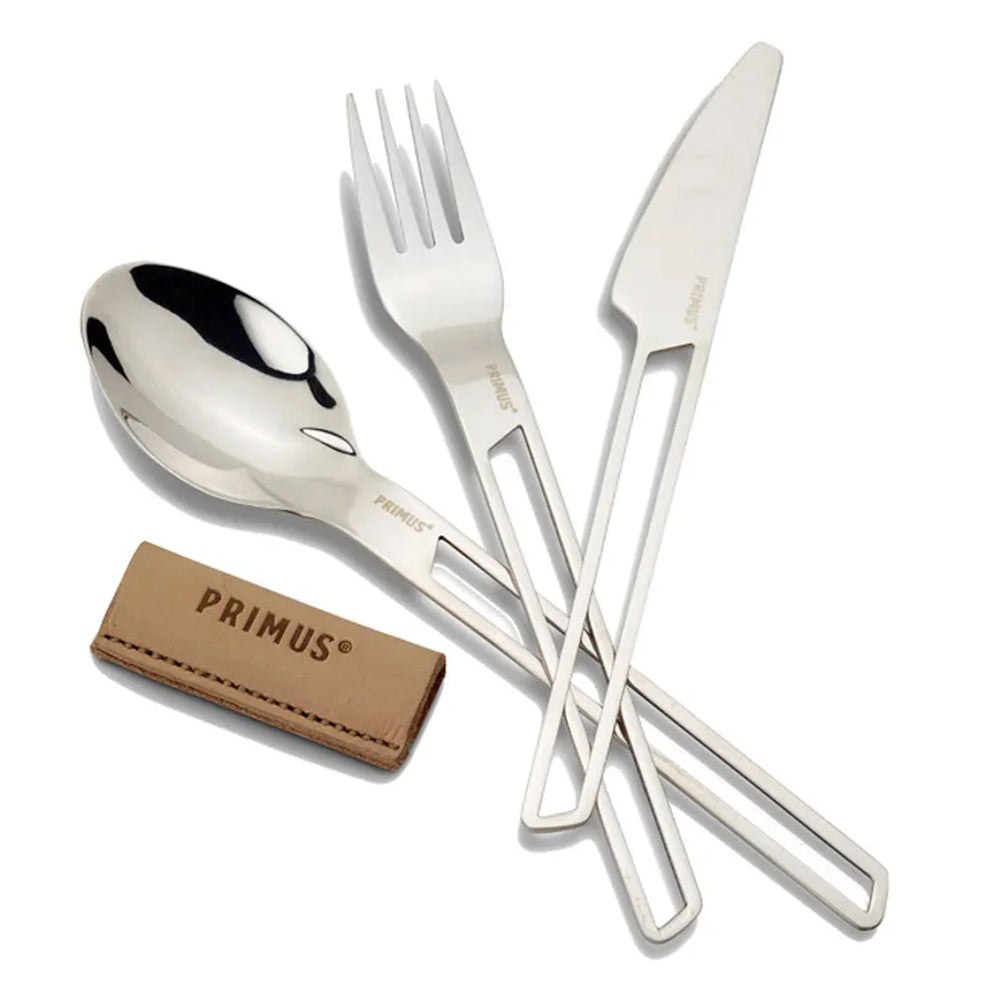 Primus CampFire Cutlery Set Stainless Steel Eating Utensils