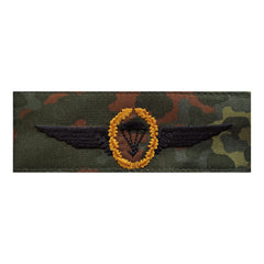 German Army Paratrooper Activity Badge, Flecktarn/Gold