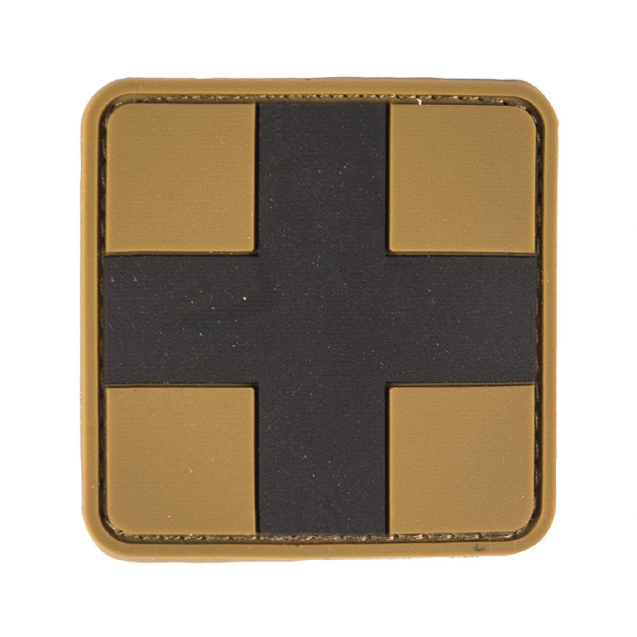 Mil-Tec 3D Rubber Medic Patch First Aid coyote