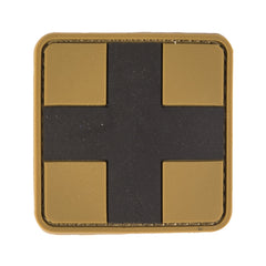 Mil-Tec 3D Rubber Medic Patch First Aid coyote