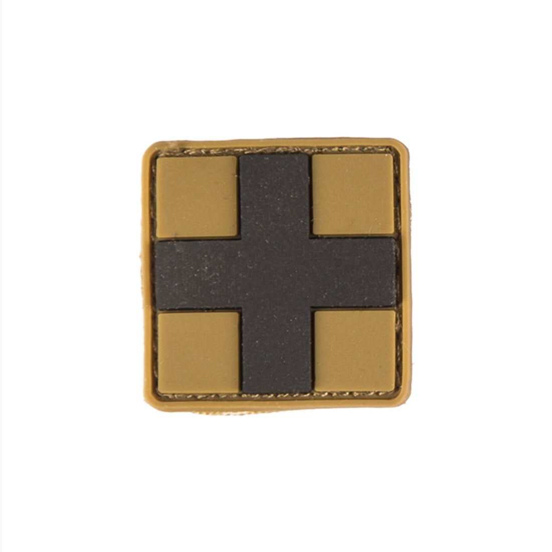 Mil-Tec 3D Rubber Medic Patch First Aid coyote