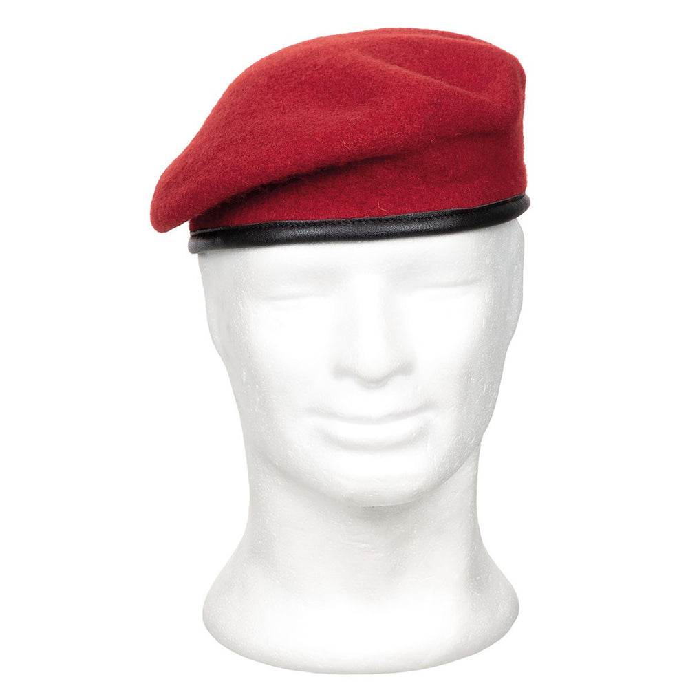 German Armed Forces Commando Beret, coral red