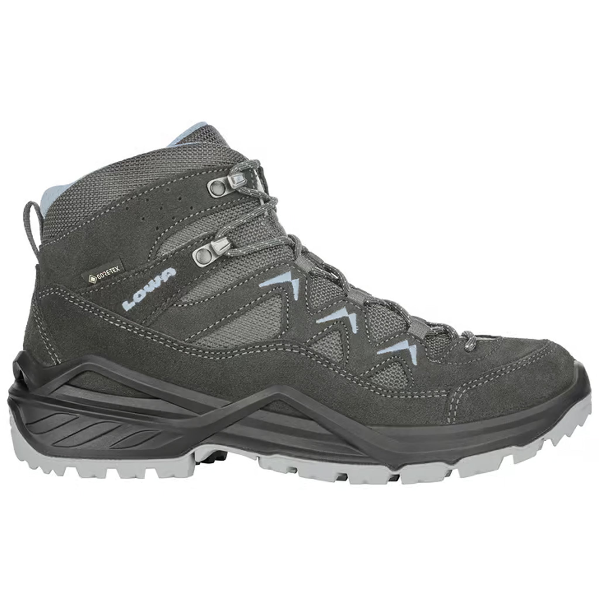 Lowa Sirkos EVO GTX MID Ws Wanderstiefel graphit/eisblau