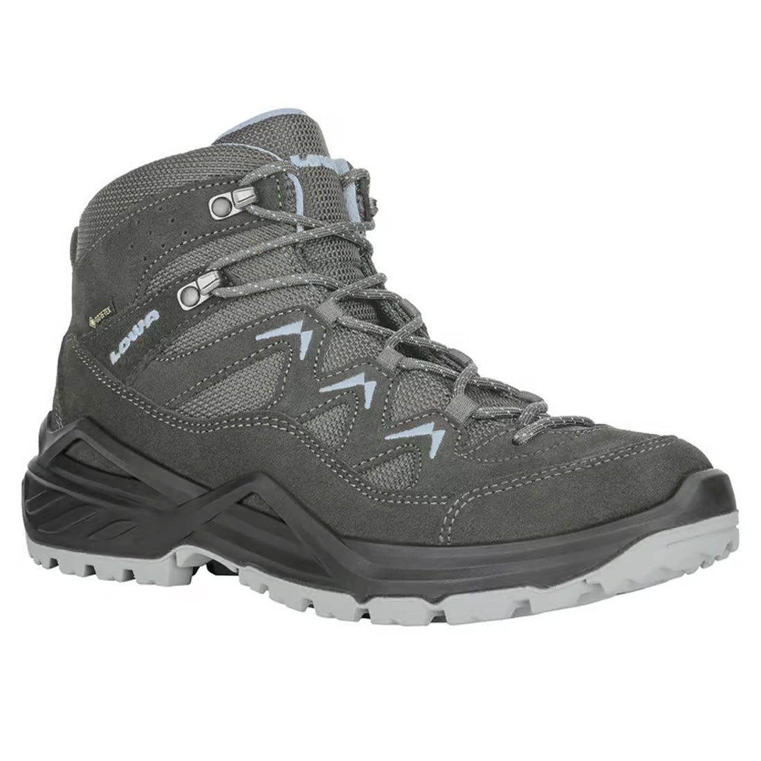 Lowa Sirkos EVO GTX MID Ws hiking boots graphite/ice blue