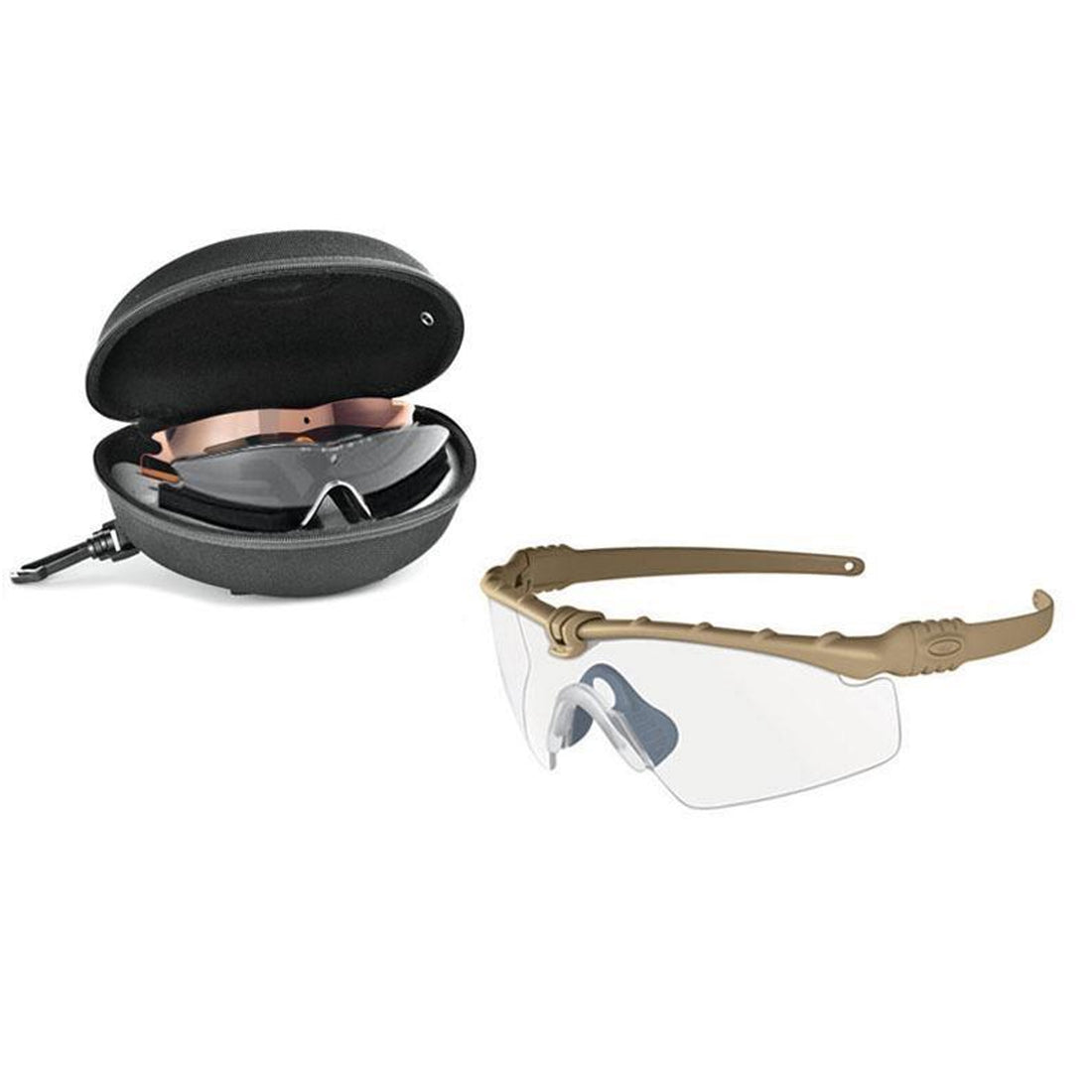 Oakley SI Ballistic M-Frame 3.0 dark bone clear/grey/persimmon