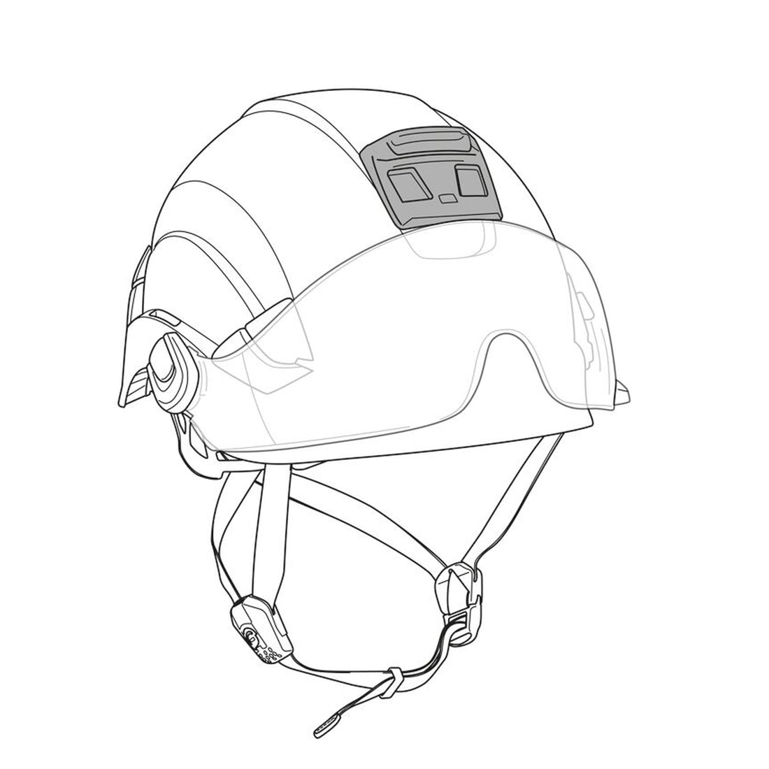Petzl HELM ADAPT Helm-Befestigungssystem für ARIA und SWIFT RL