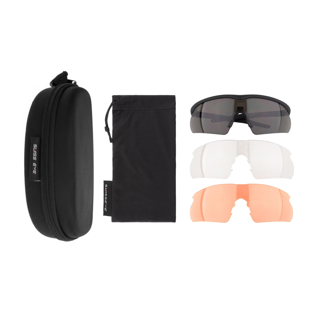 Swisseye Tactical Raptor Pro safety glasses set olive