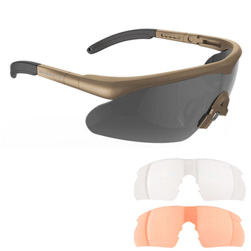 Swisseye Tactical Raptor Pro Schutzbrillen Set coyote