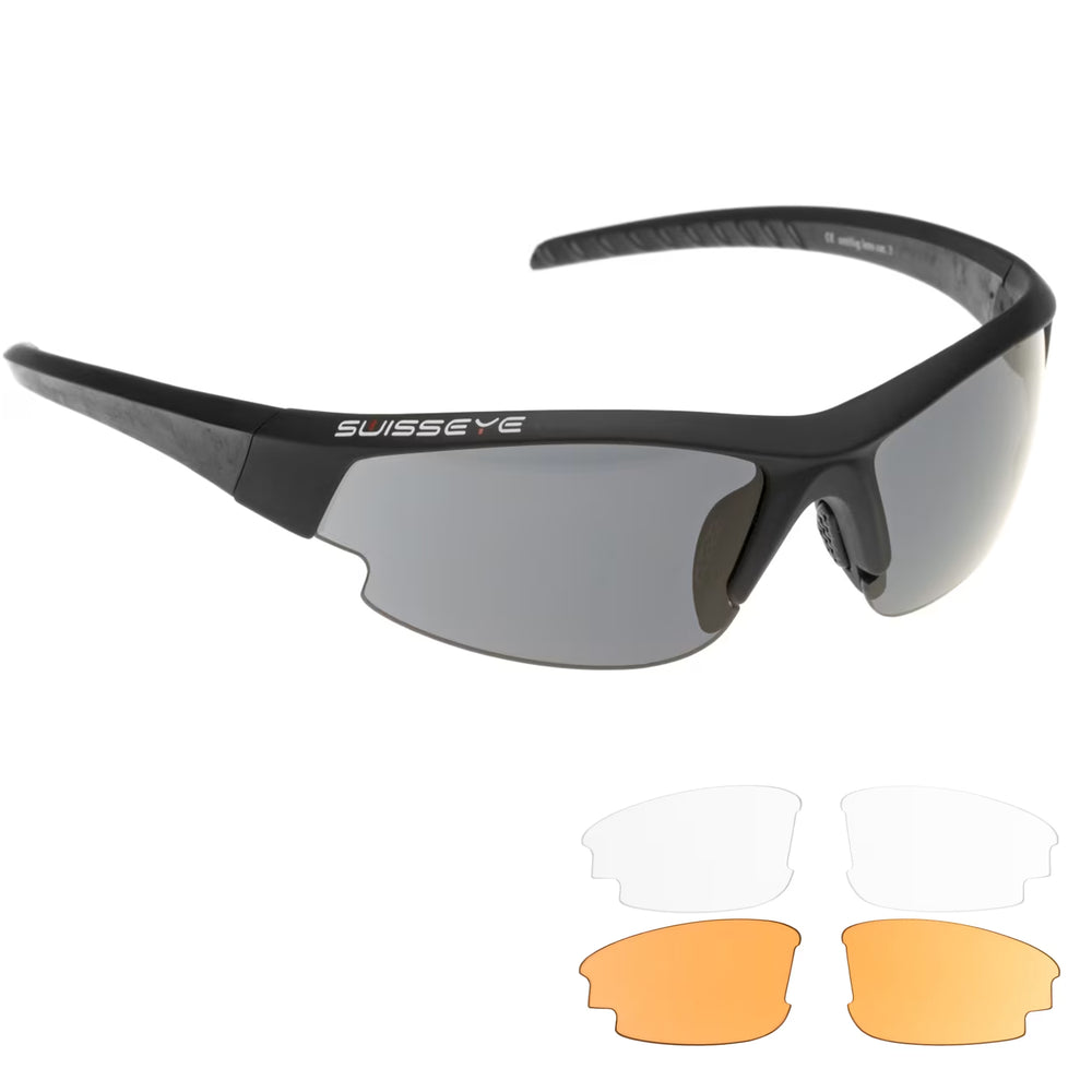 Swisseye Tactical Gardosa Evolution M/P safety glasses set black