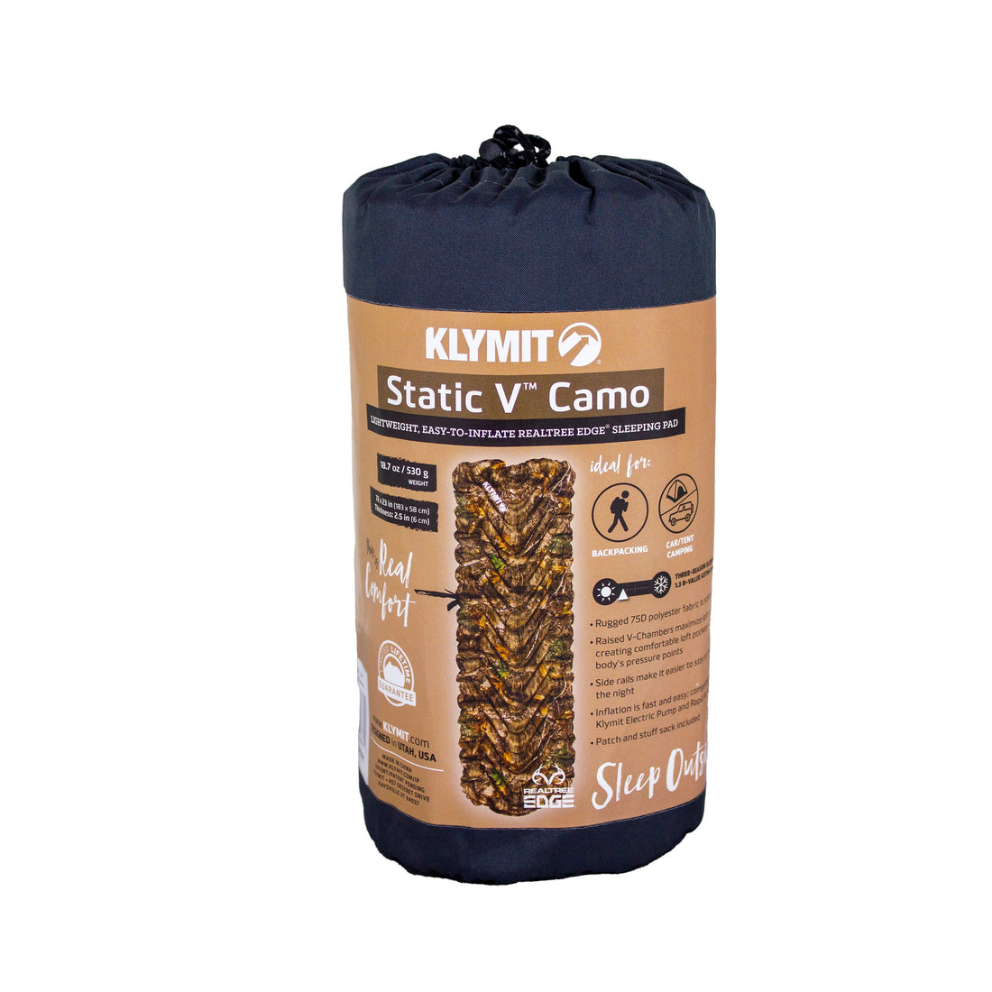 Klymit Static V Isomatte Realtree Edge Camo