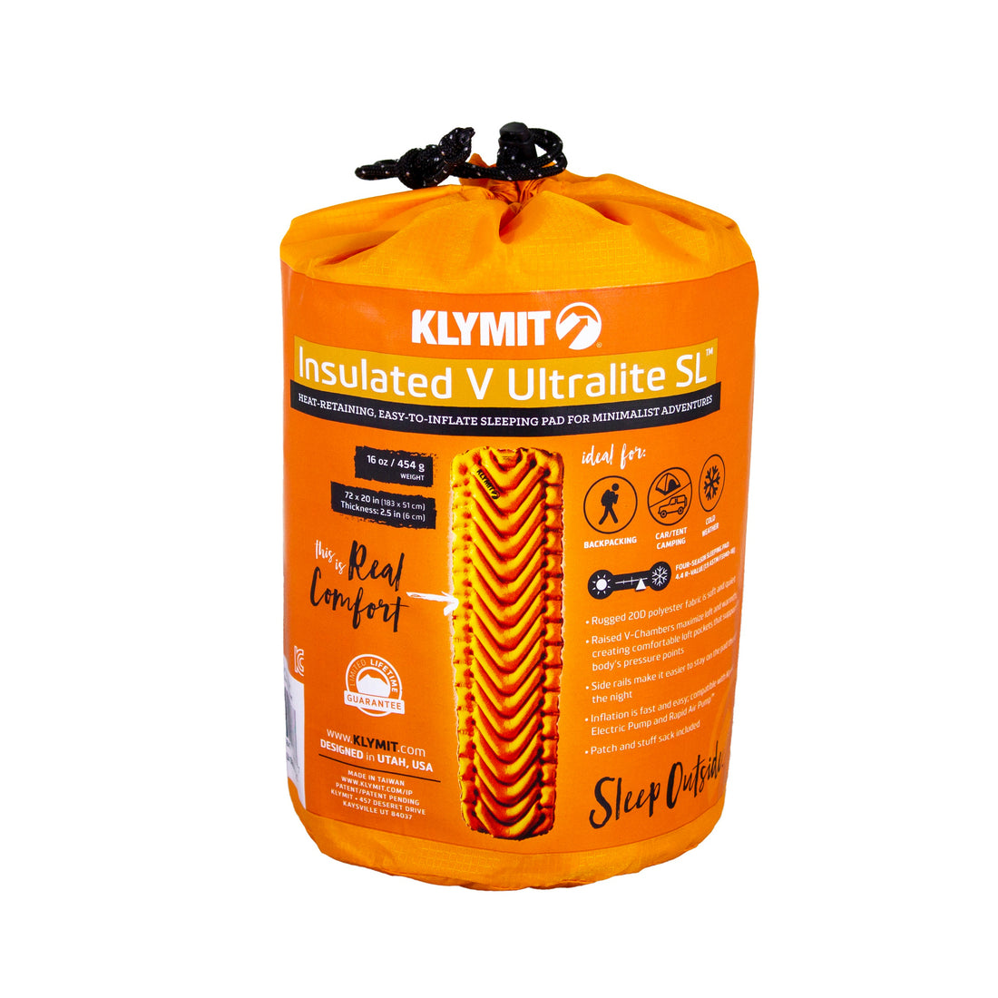 Klymit Insulated Static V Ultralite SL Isomatte orange