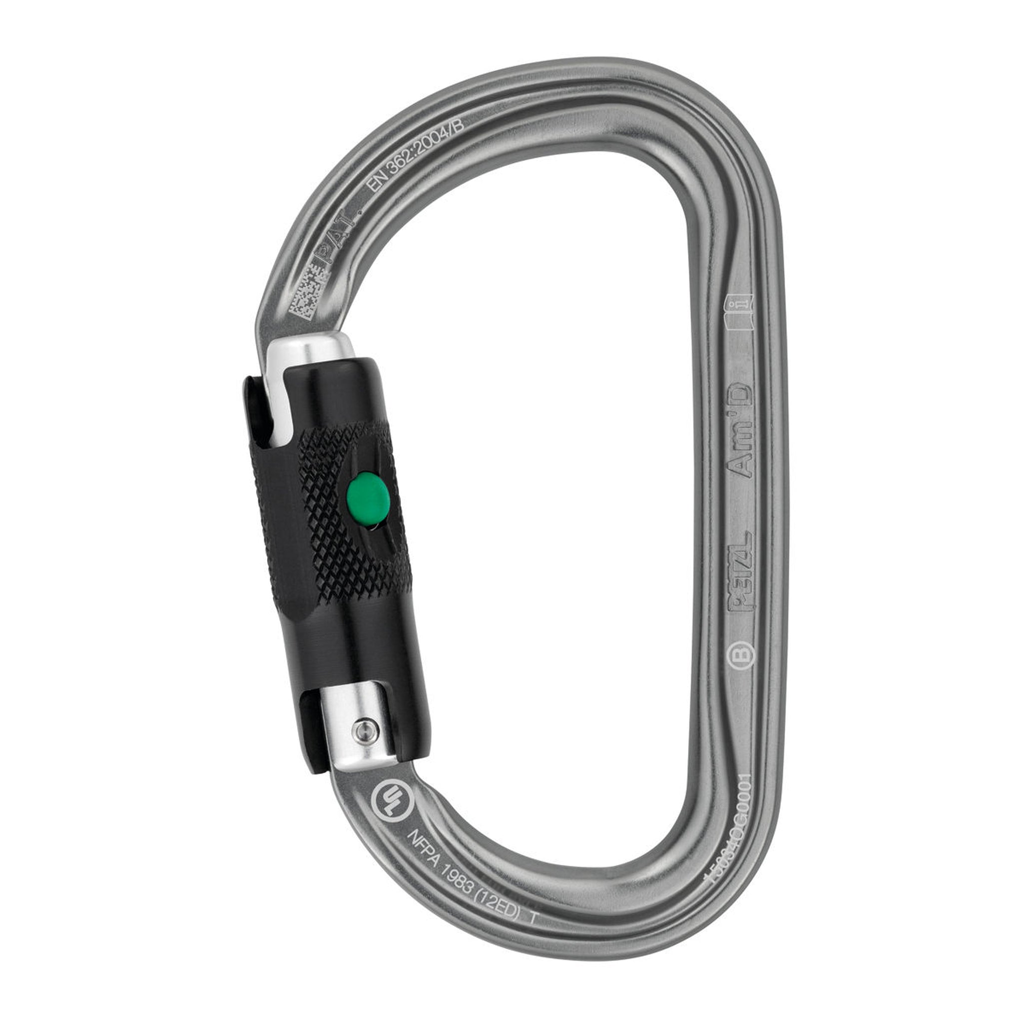 Petzl Am'D BALL-LOCK Karabiner grey