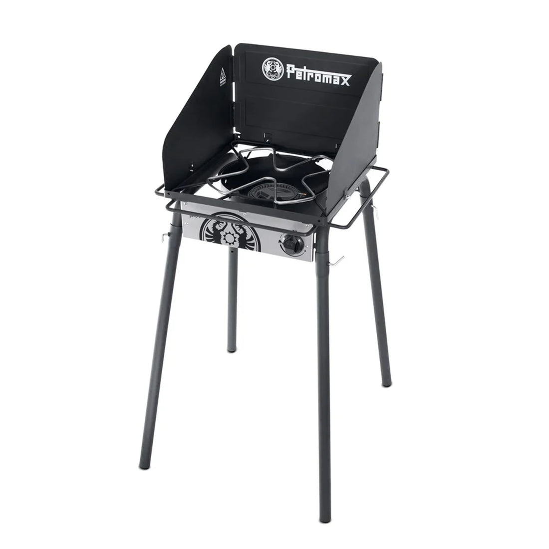 Petromax gas table 5 kW with 50 mbar pressure regulator