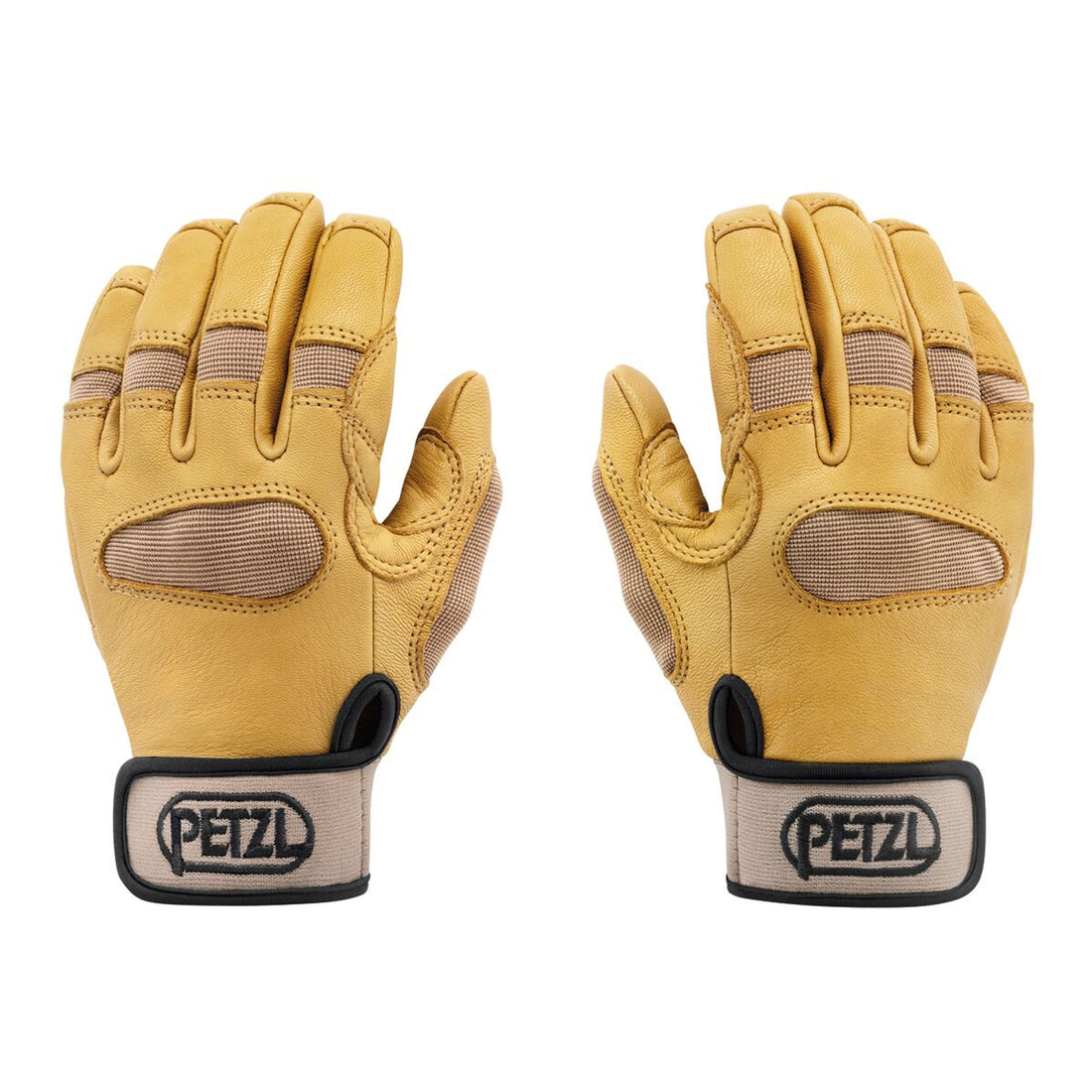 Petzl CORDEX PLUS climbing and abseiling gloves tan