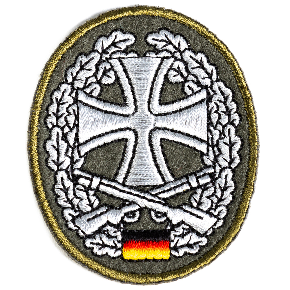 BW Beret Badge Textile Home Defense Division