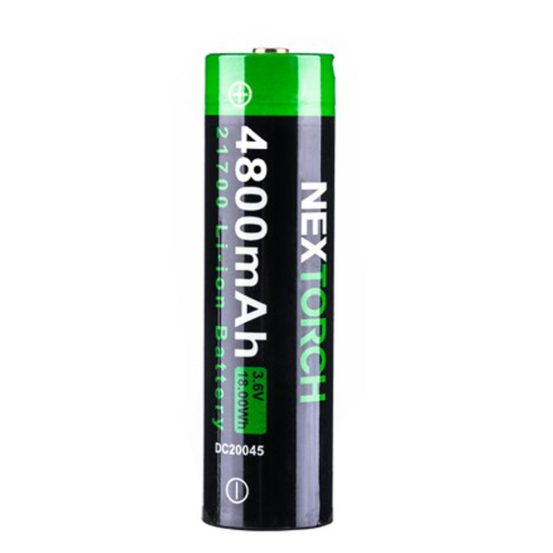 Nextorch 21700 Li-Ion Akku 3.6V 4800mAh mit USB-Port