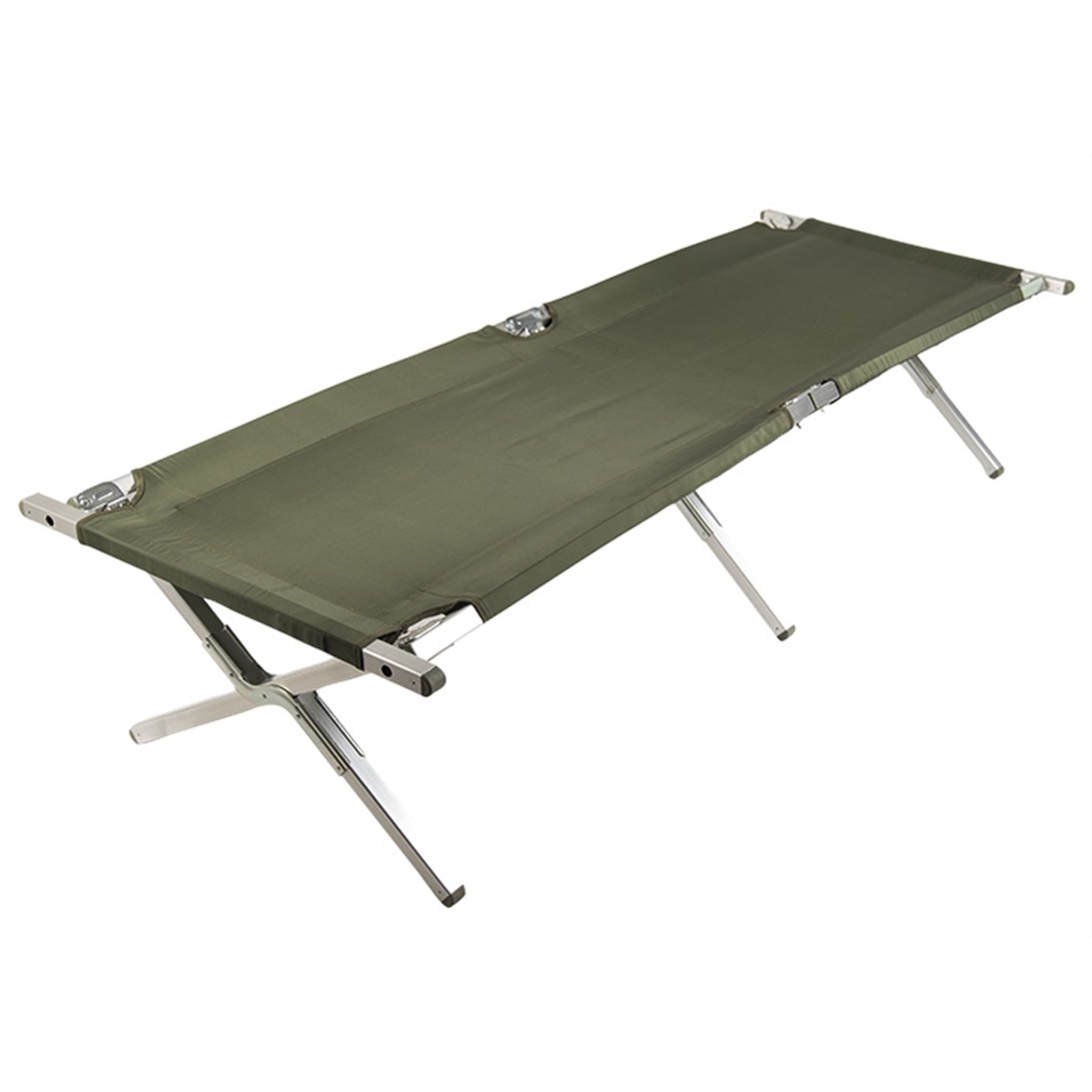 Mil-Tec US Feldbett Alu Gestell 210 x 70 cm oliv