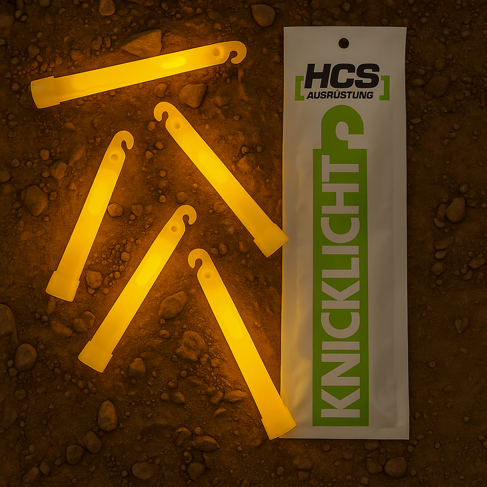 HCS Glow Stick 15 cm 12 Hours Yellow