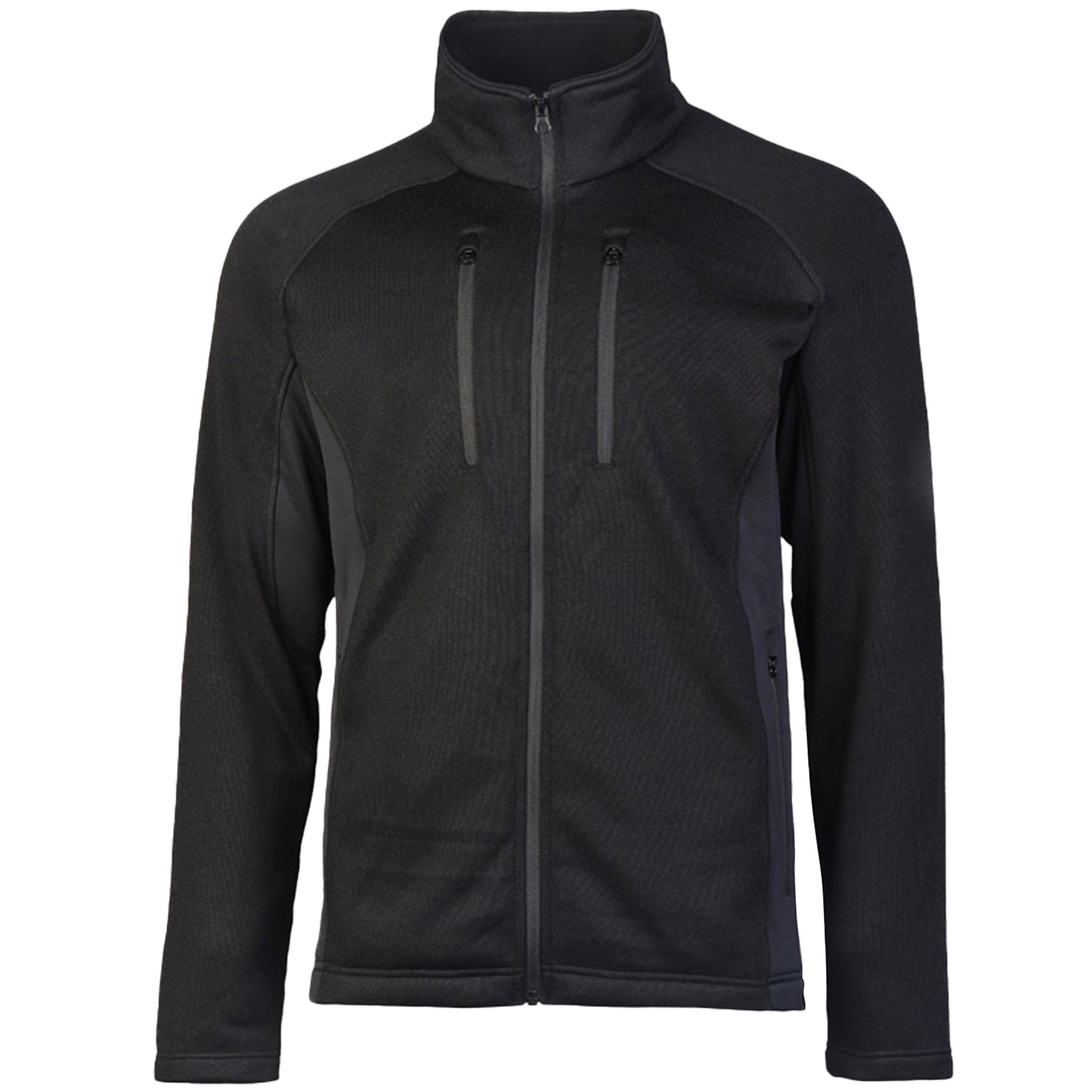 Mil-Tec Outdoor Kälteschutzjacke Structure-Fleece schwarz