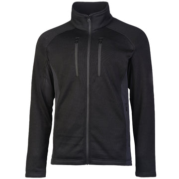 Mil-Tec Outdoor Kälteschutzjacke Structure-Fleece schwarz