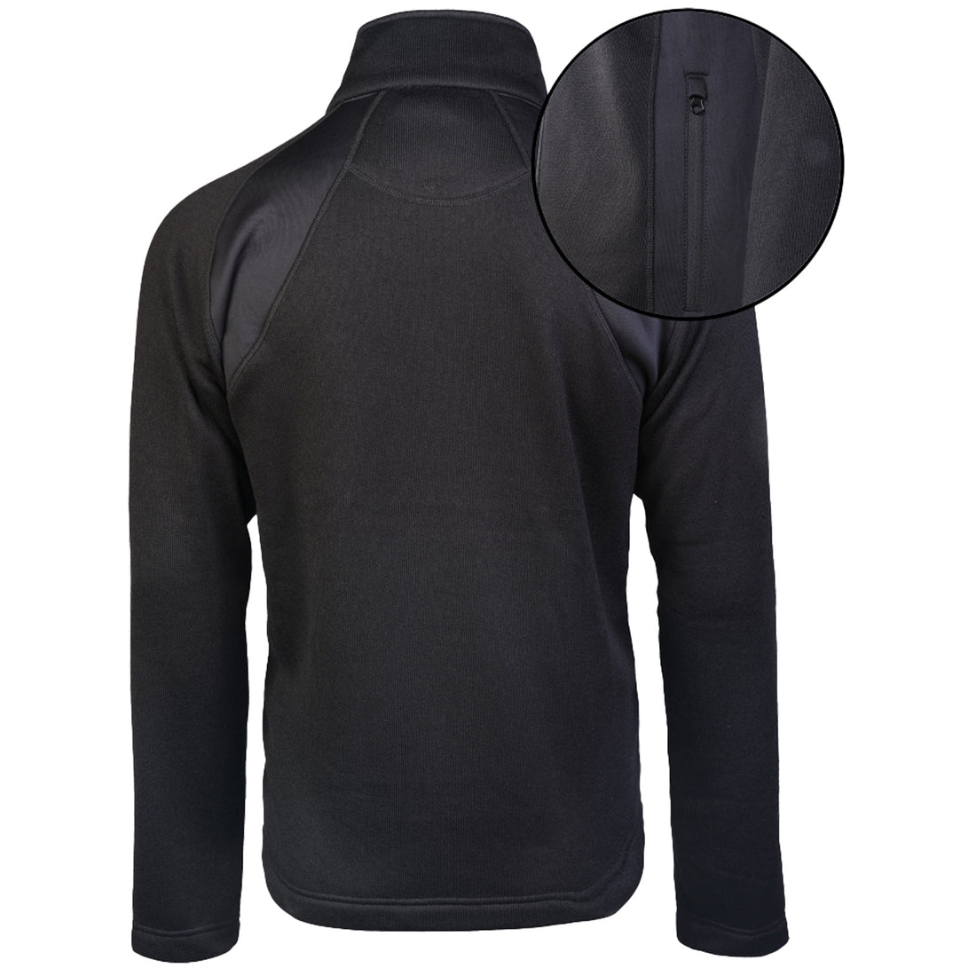 Mil-Tec Outdoor Kälteschutzjacke Structure-Fleece schwarz