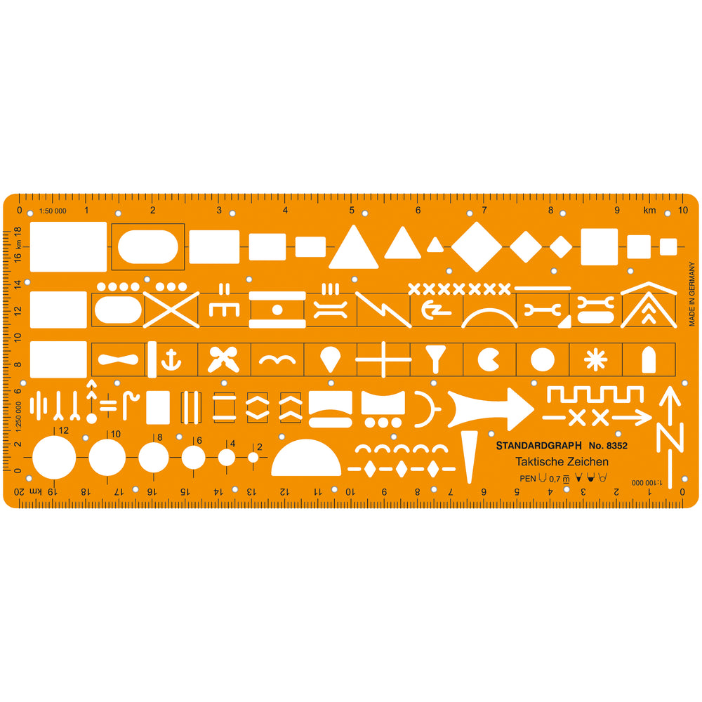 Standard graph template for tactical symbols