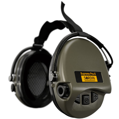 Sordin Supreme Pro X Neckband Gehörschutz SNR 24 dB oliv