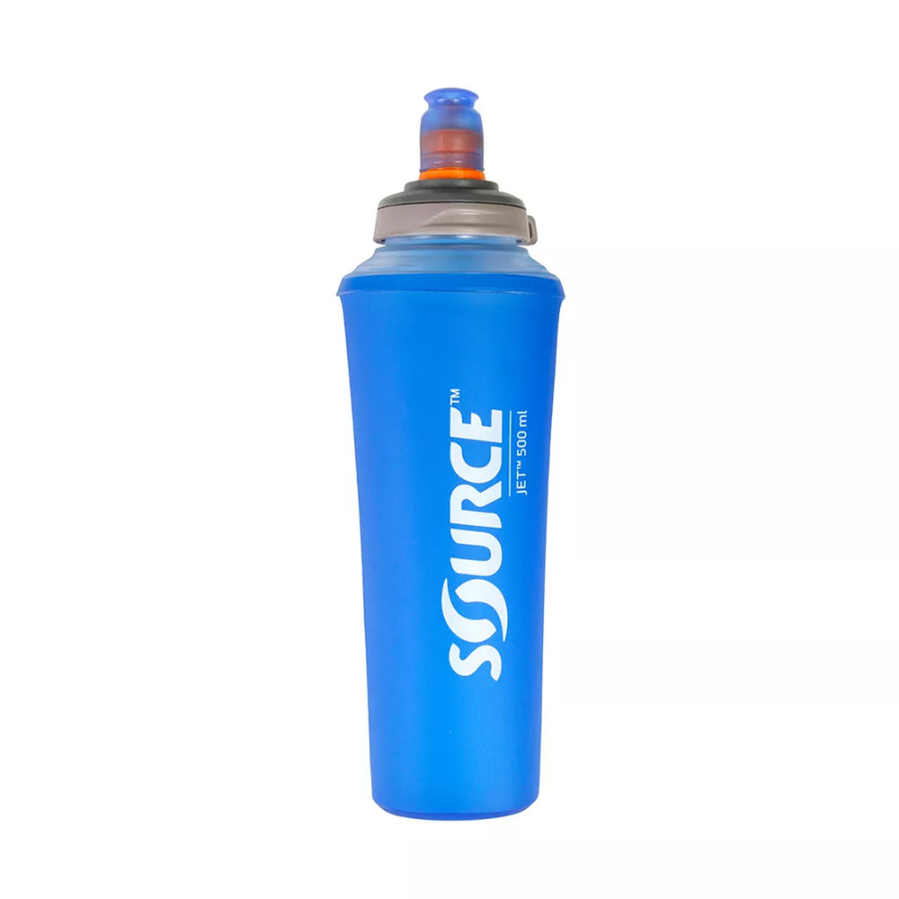 Source Jet Foldable Water Bottle with Bite Valve 0.5L Blue