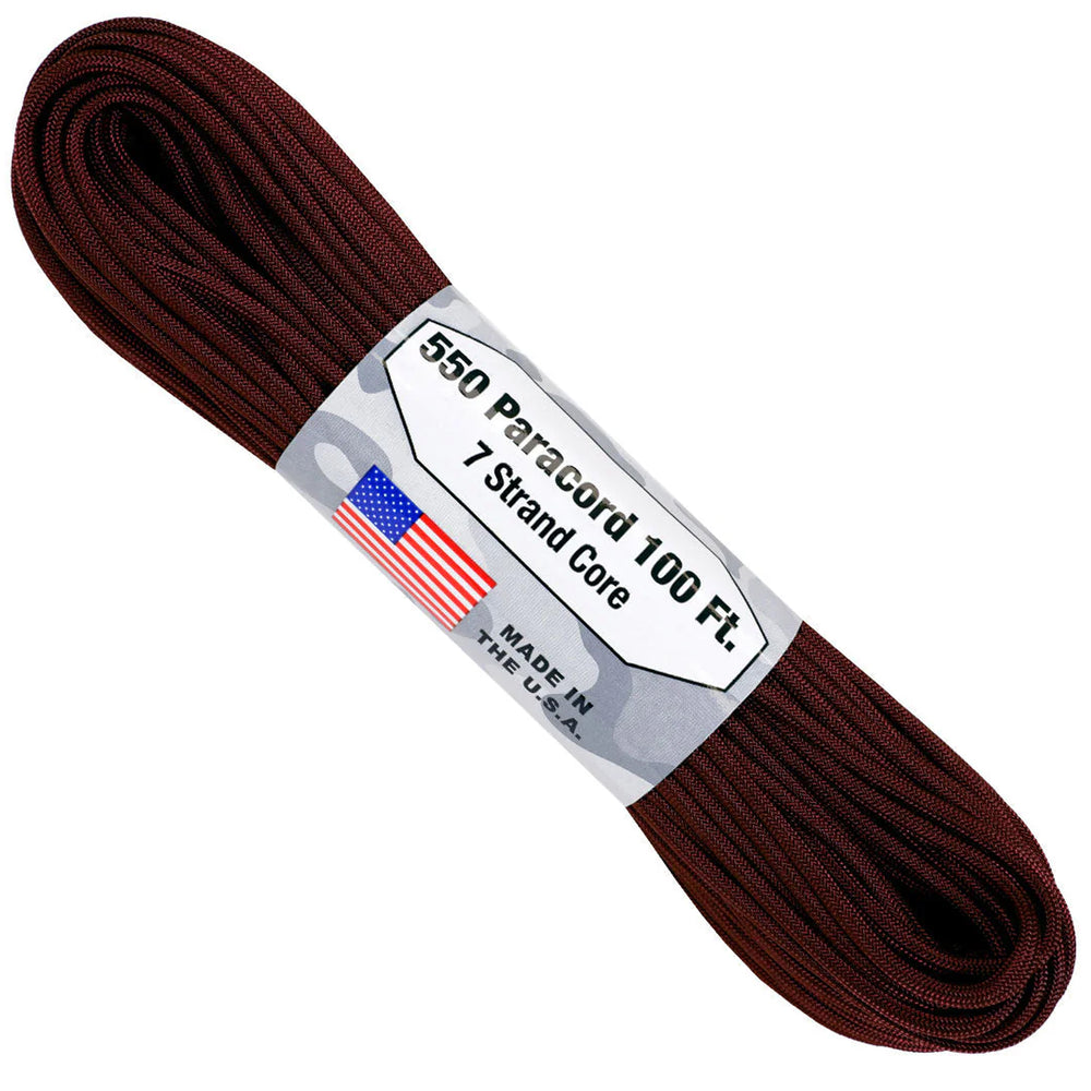Atwood Rope Paracord 550 Type III rope 30m maroon