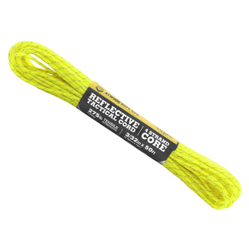 Atwood Rope 275 Tactical Paracord Seil Reflective 15m neon yellow