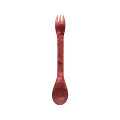 Kupilka Spork 225 Long cranberry red