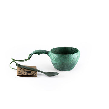 Kupilka 21 Classic Cup + Teaspoon conifer green