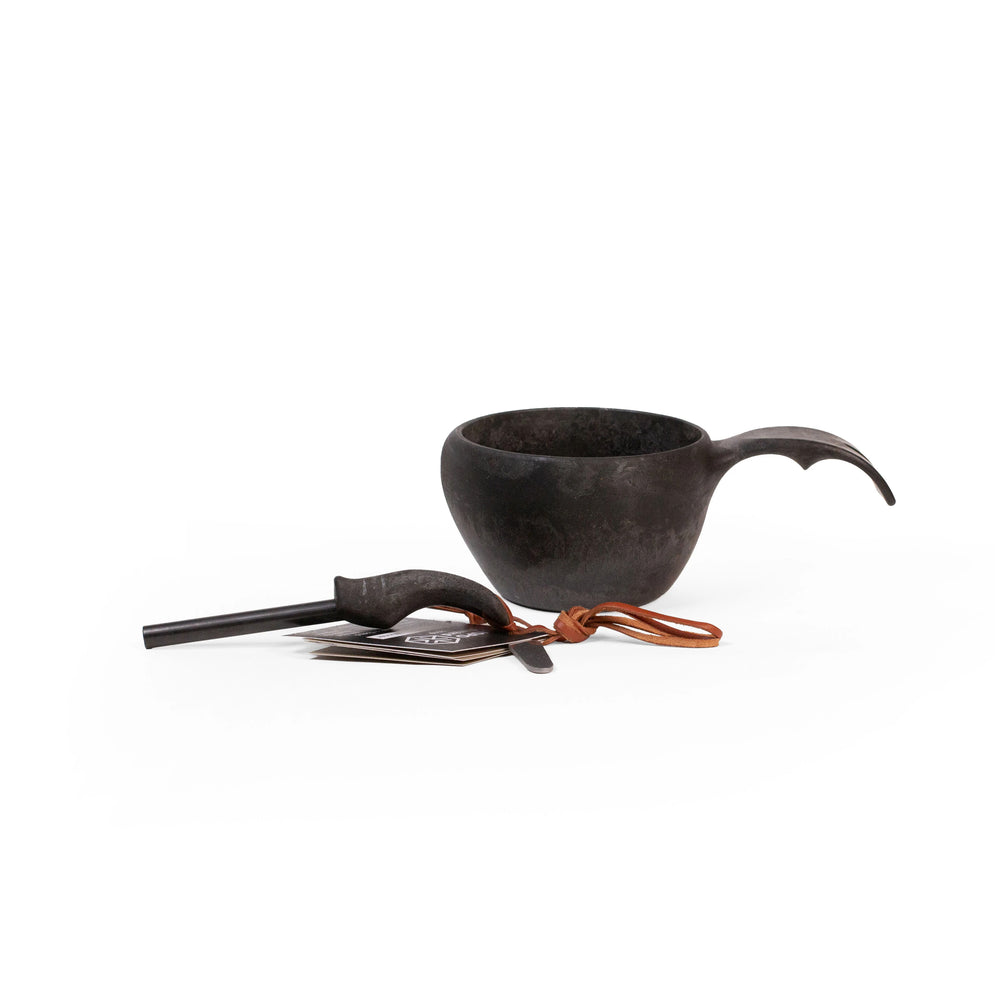 Kupilka 21 + Firesteel 8 Set kelo black